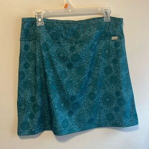 Blue Patterned Skirt